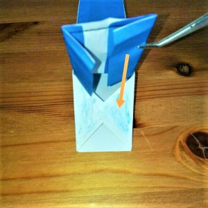 21-1 折り紙【新幹線こだま500系】立体の簡単な作り方