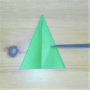 折り紙クリスマスツリー立体は難しい？【実は簡単！】折り方を紹介！14