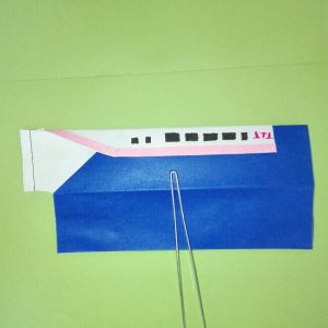 16折り紙新幹線【Ｅ４系】立体の簡単なな折り方｜子供もにこにこ！