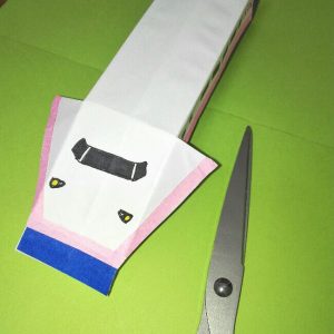 18折り紙新幹線【Ｅ４系】立体の簡単なな折り方｜子供もにこにこ！