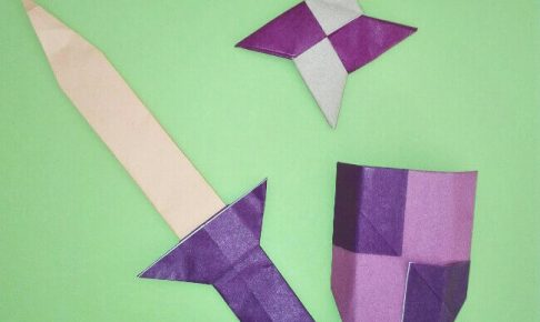 折り紙の折り方+盾 11