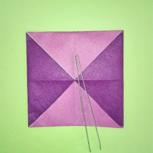 折り紙の折り方+盾 4