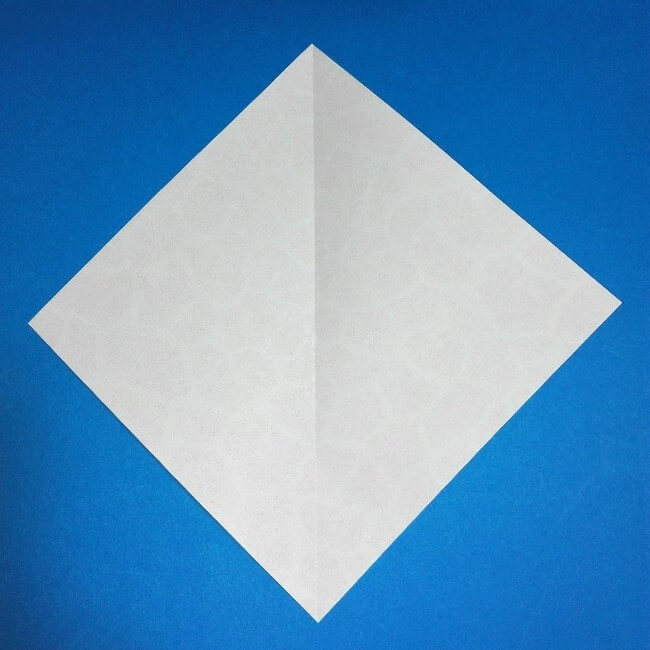 折り紙1枚「キリン」立体の折り方 1
