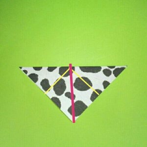 折り紙の折り方+ウシ 15