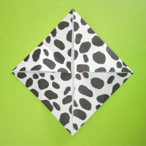 折り紙の折り方+ウシ 5