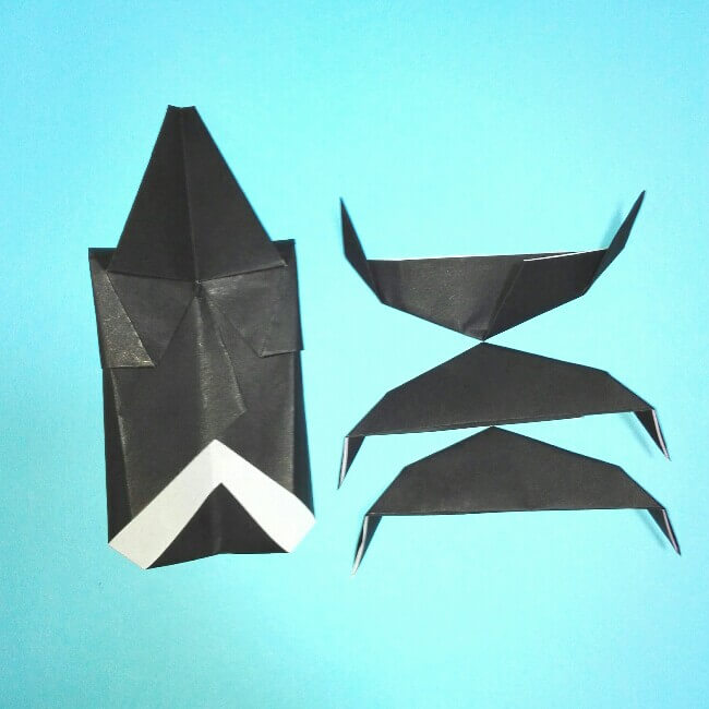 折り紙の折り方+カブトムシ（平面）2枚で簡単 15