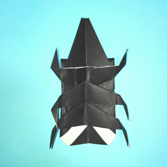 折り紙の折り方+カブトムシ（平面）2枚で簡単 16