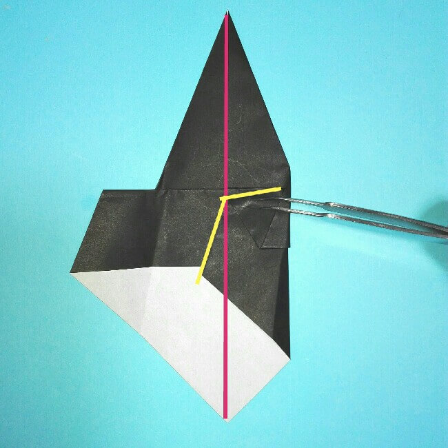折り紙の折り方+カブトムシ（平面）2枚で簡単 5