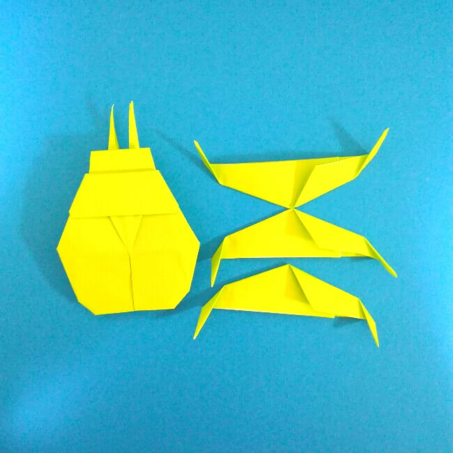 折り紙の折り方+コガネムシ 25