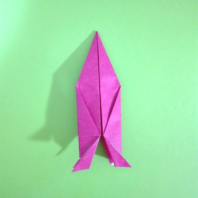 折り紙の折り方+ロケット10-2