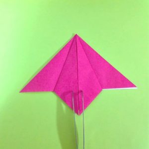 折り紙の折り方+ロケット6-2
