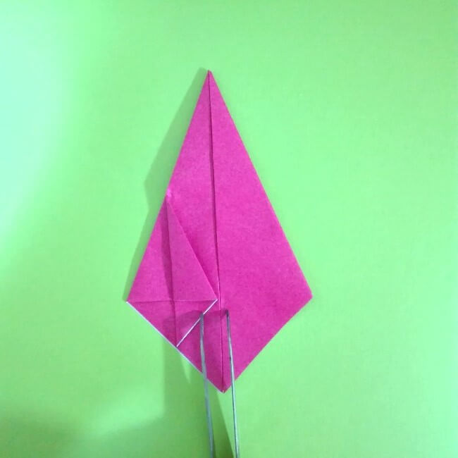 折り紙の折り方+ロケット8-1
