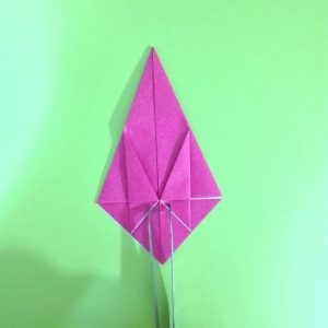 折り紙の折り方+ロケット8-2