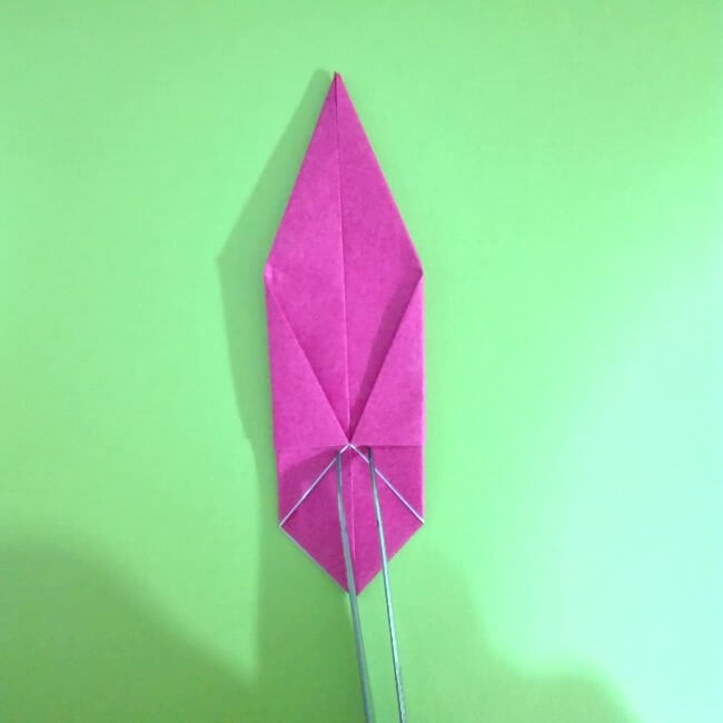折り紙の折り方+ロケット9