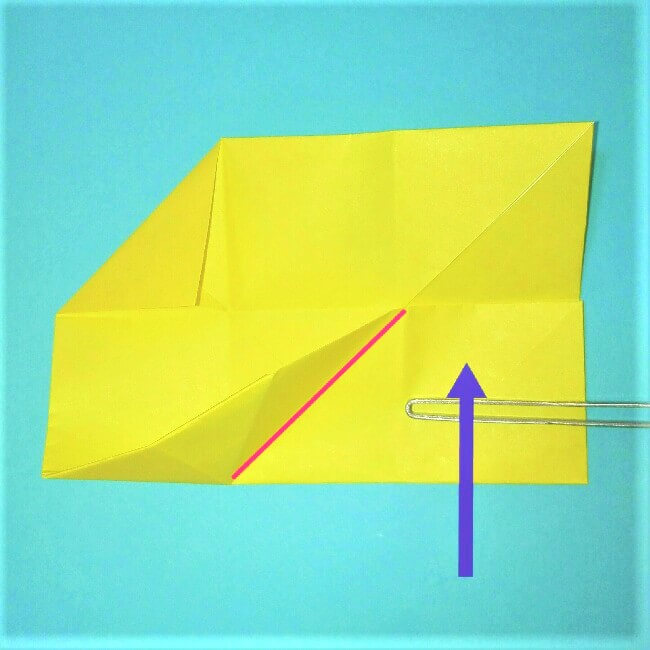折り紙の折り方+立体ブルドーザー ブレード5-1