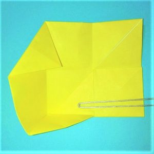 折り紙の折り方+立体ブルドーザー ブレード5-2